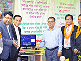 Chairman of Dhaka Stock Exchange, Dr. Abul Hashem, inugurated Free Computer Training (Batch 146) as Chief Guest; Dr. M Helal is presiding over. (2018)